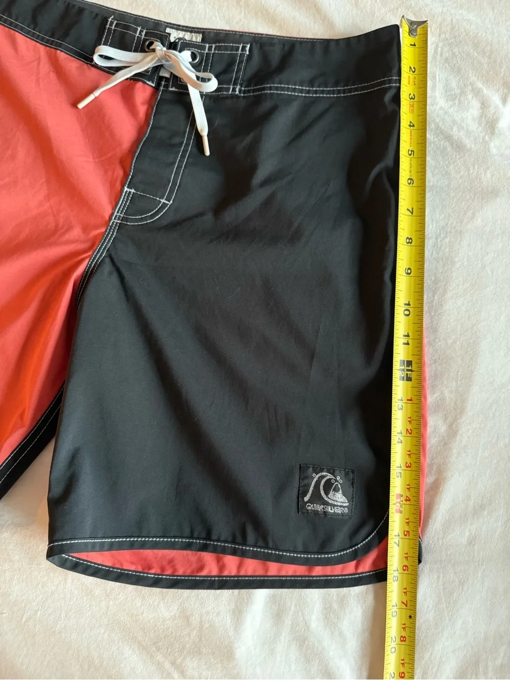 Quiksilver Premium Board Shorts Size 31 Colorblock Surf Swim Beach Trunks